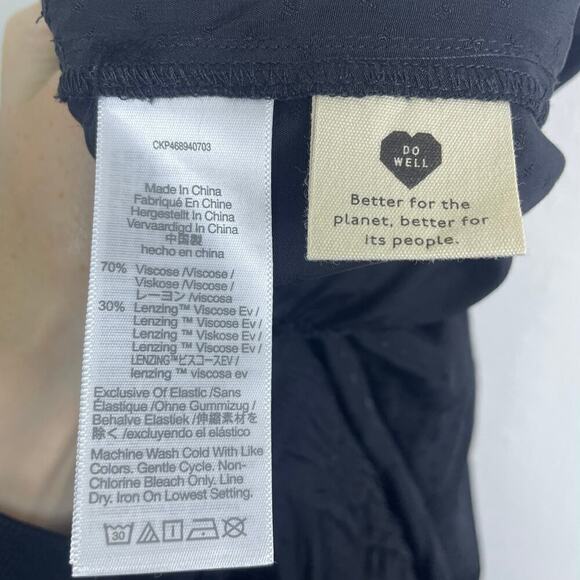 Madewell Lucie Tie-Back Long-Sleeve Jumpsuit in Star Jacquard size large - Picture 10 of 10